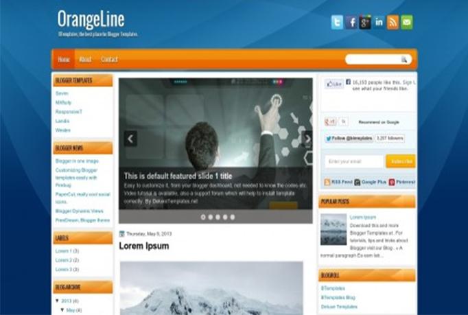  I will design an awesome Blogger website