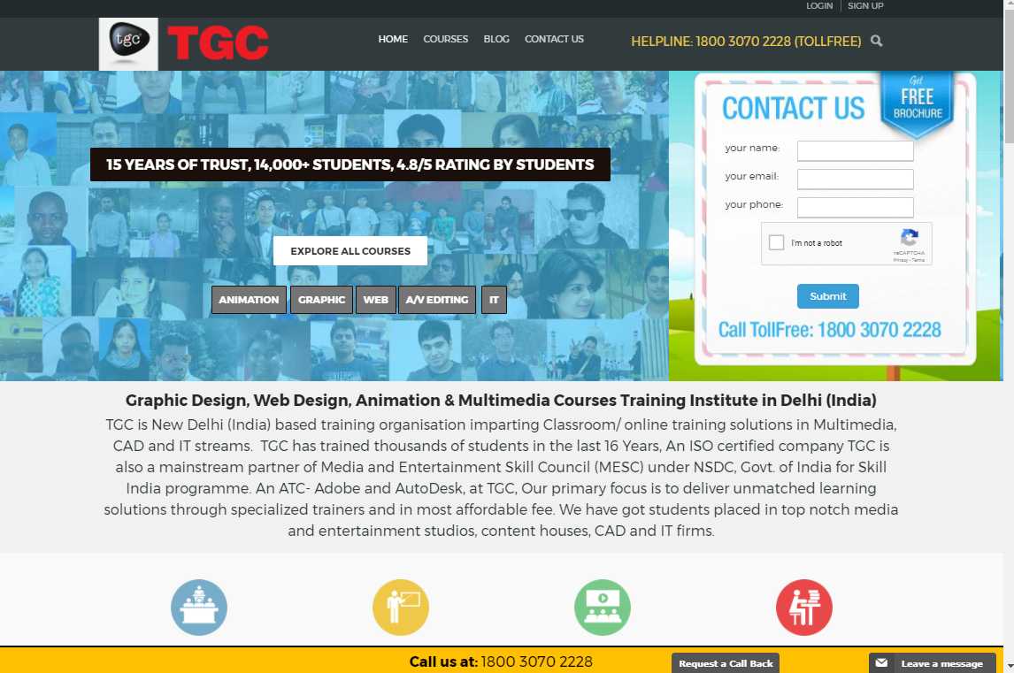 Wordpress Learning Course Or Education Website Design