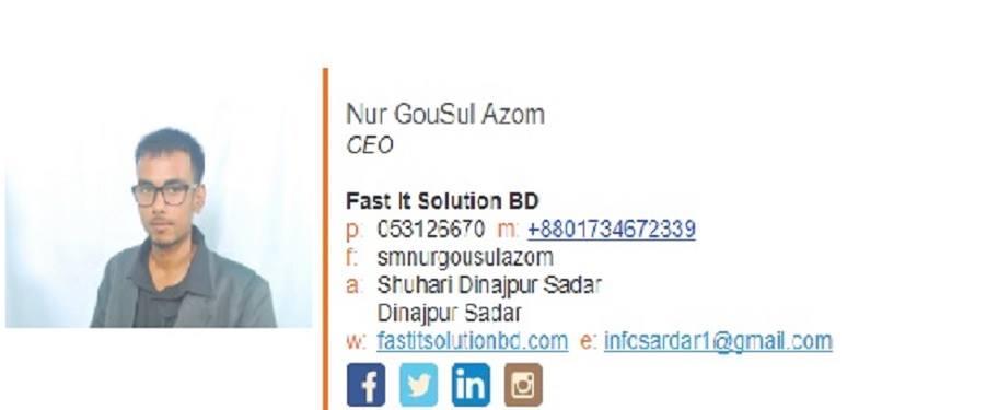 Create Your Attractive Clickable Social Icon Email Signature With 