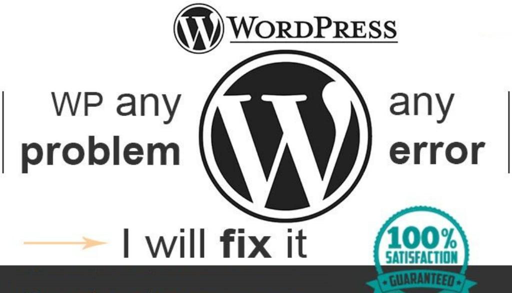 Fix any type of WordPress error