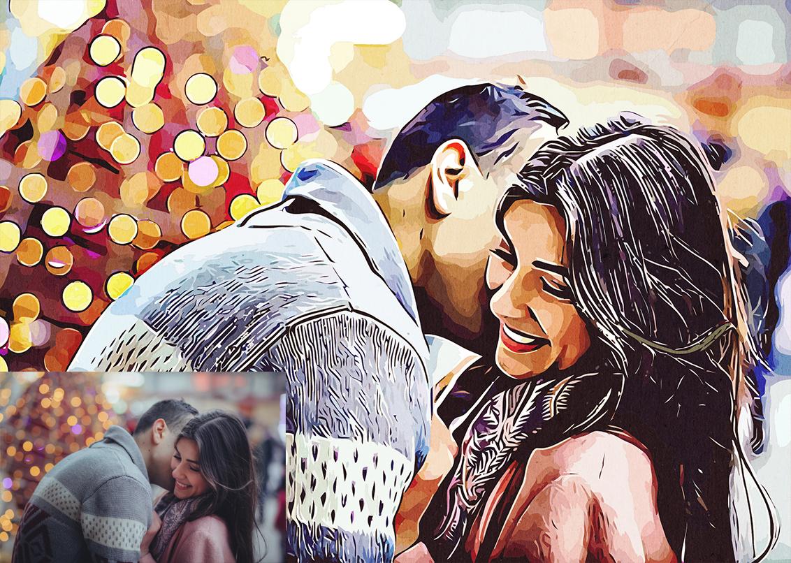 your photo in this Cartoon Style