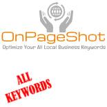 Keywords' Google Rank Report of OnPageShot Services Delivered