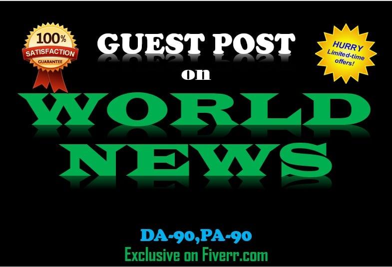 I Do Guest Post On World News(wn)  PR8