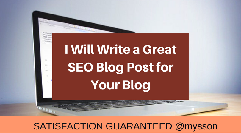 Write a Great 1000 Words SEO Blog Post for Your Blog