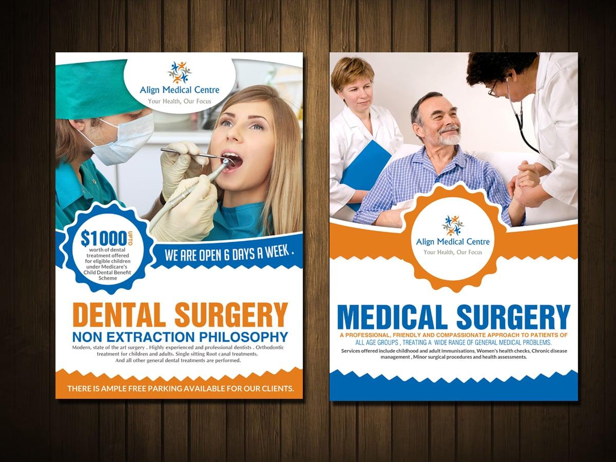 Design an elegant and great looking flyer, leaflet and poster