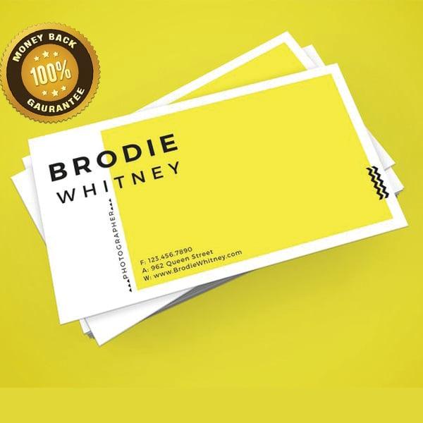 Design Unique 2 Business Card Within 24 Hour