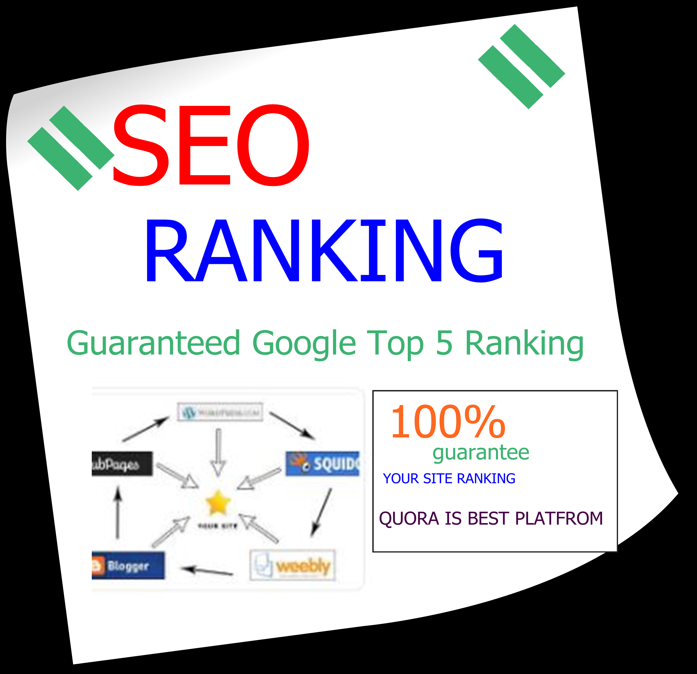 Guaranteed Google Top 5 Ranking  