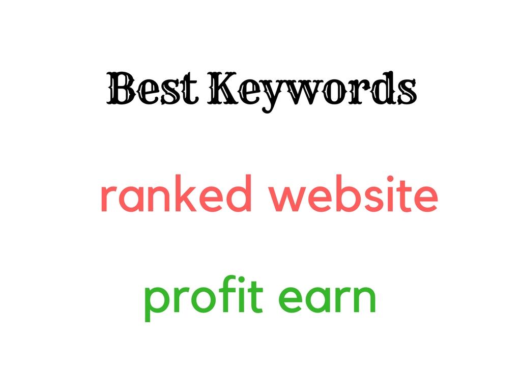 100  top keywords for (1-5) niche