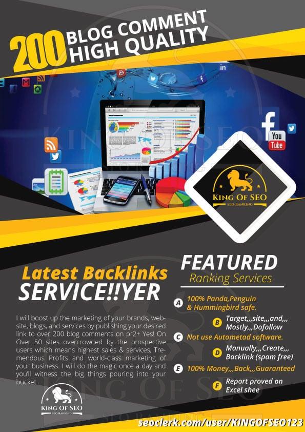 Provide 200 Blog Comment High Quality