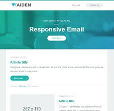 DESIGN A RESPONSIVE HTML EMAIL TEMPLATE