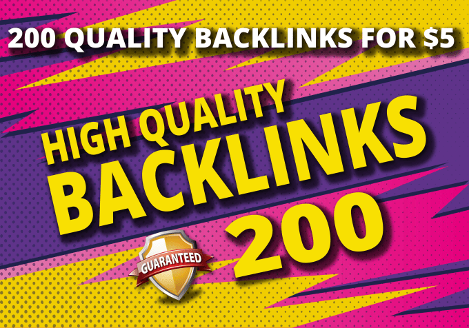 do 200 manual backlinks, to your website 