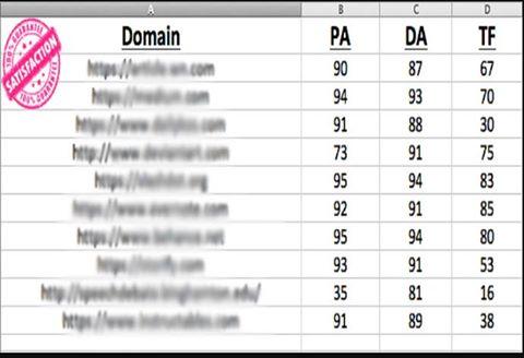 Rank To Google 1# Page With HIgh PA.DA,CF,TF 15 PBNS Backlink and 50 EDU/GOV Backlinks 