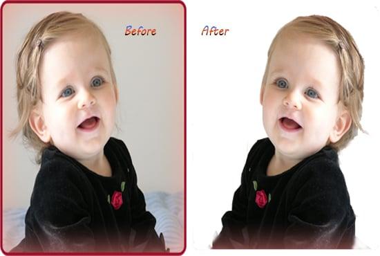 Give you 200 Photoshop Image resize, remove background 