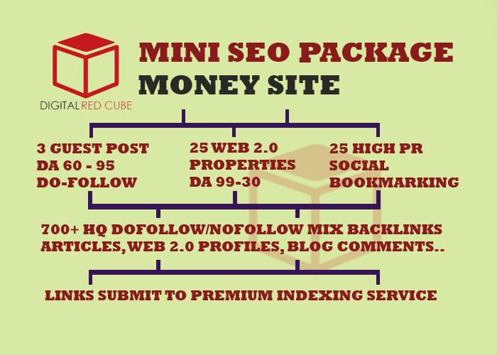 Do Mini SEO Backlinks Package - DA 99 - 30 | TF 80 - 20