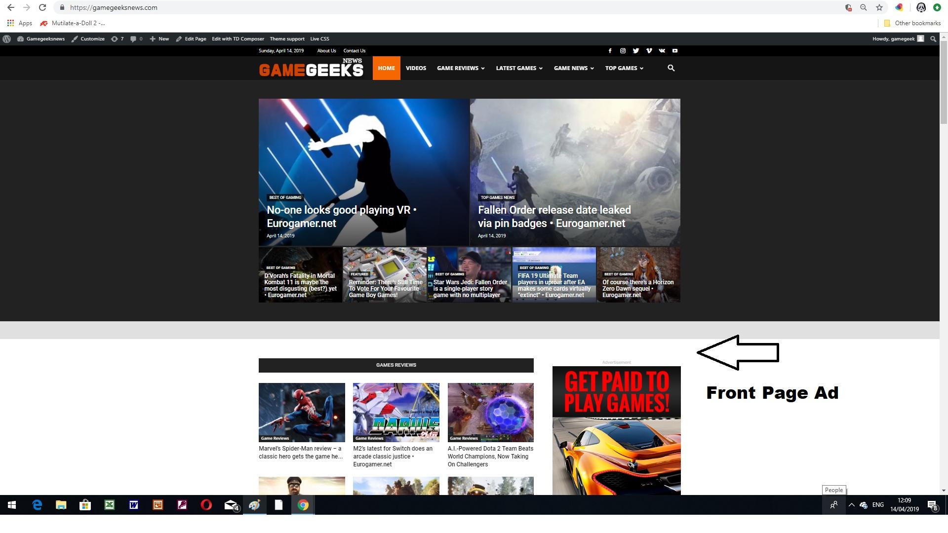 Place Your App or Game Related Banner On Our Gaming Site for One Week With Unlimited Impressions