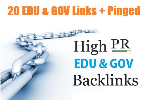  Will Give Manually Edu. Govt 50 And High DA Profile 100 backlink for You