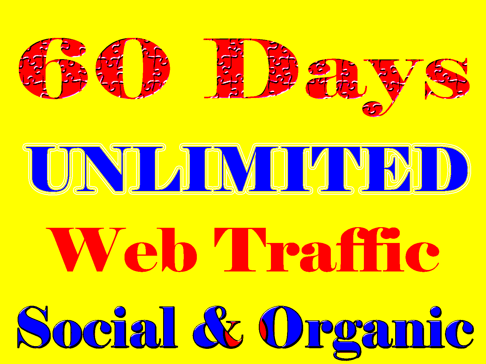 UNLIMITED organic & Social WEB TRAFFIC