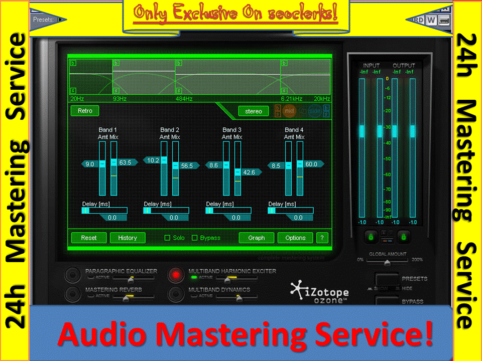 professionally MASTER/MASTERING your Audio Track for commercial release