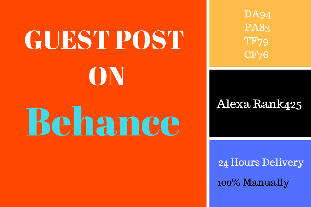 Write And Publish Guest Post Manually On Behance