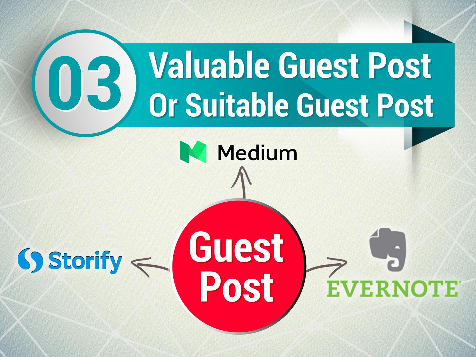 Do 3 Valuable Guest Post Or Suitable Guest Post