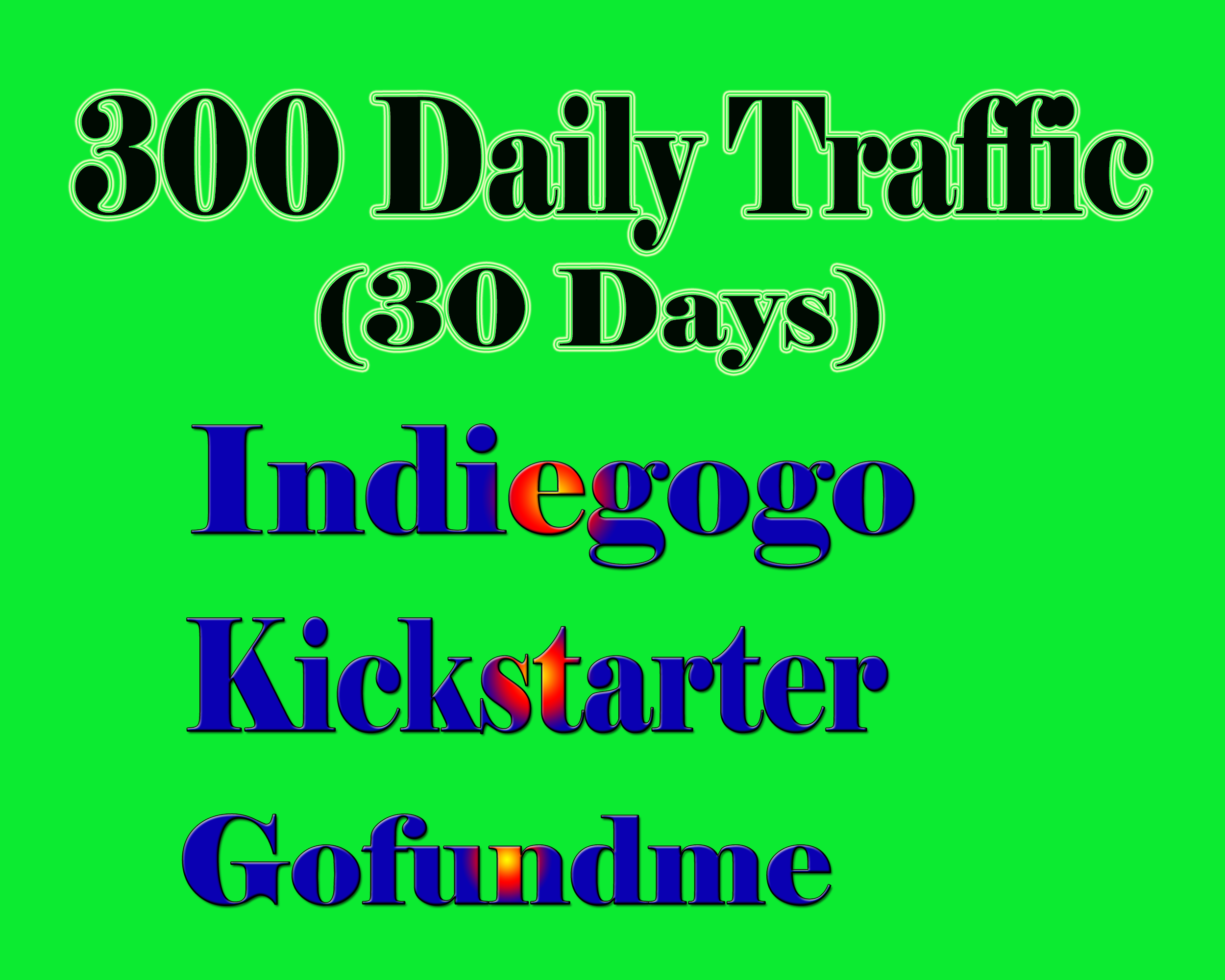 Indiegogo, Kickstarter or GoFundMe crowdfunding campaign