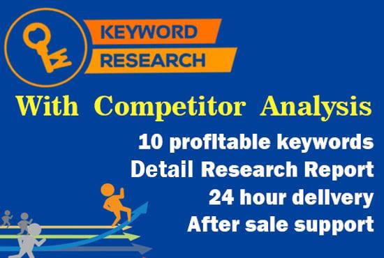  Do Keyword Research And Competitor Analysis