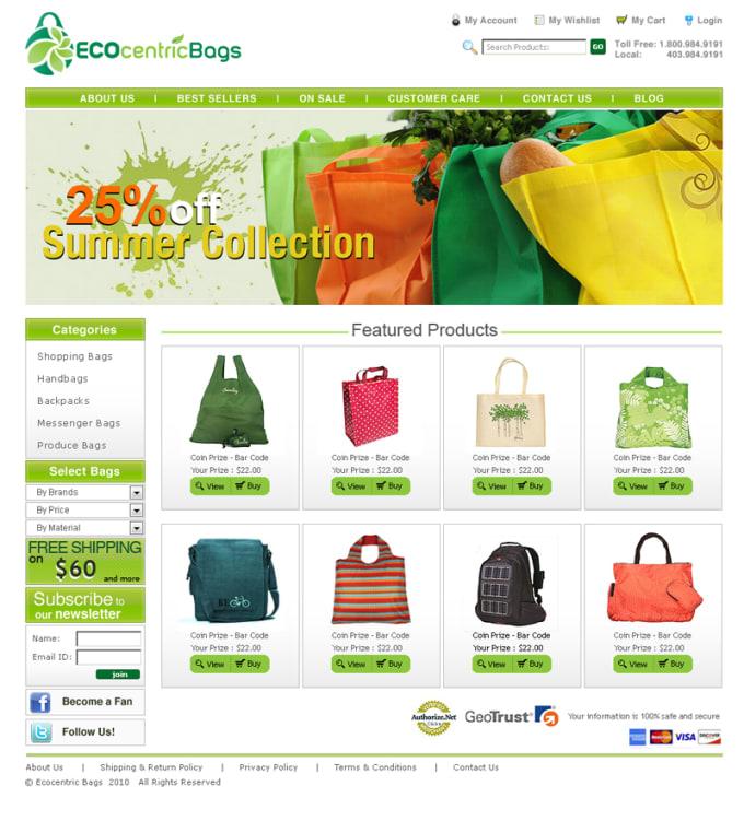 Create PROFESSIONAL Ecommerce website for your business 