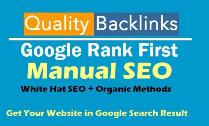  Rank You First In Google With SEO Backlinks