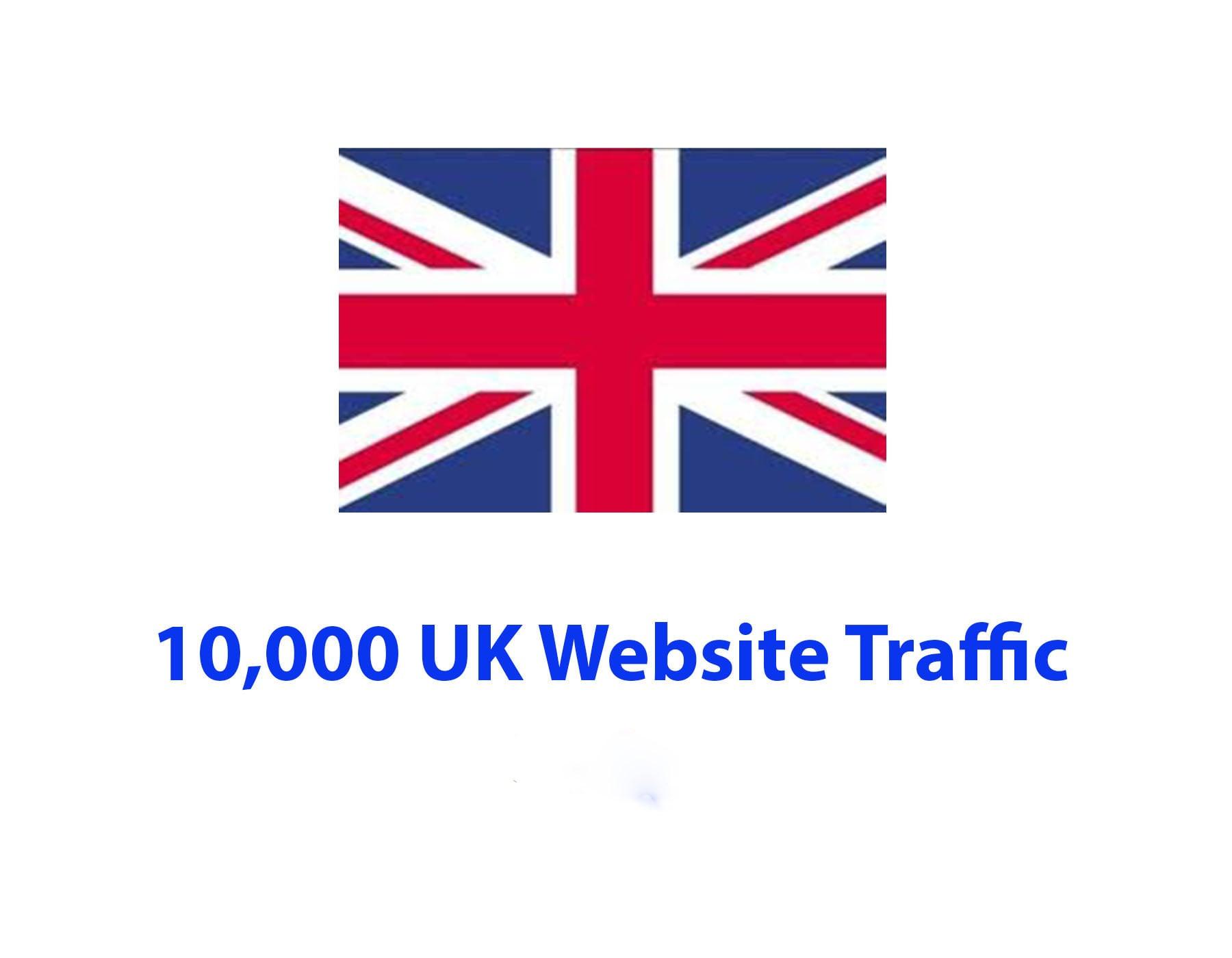 10000 UK Website traffic visitors  