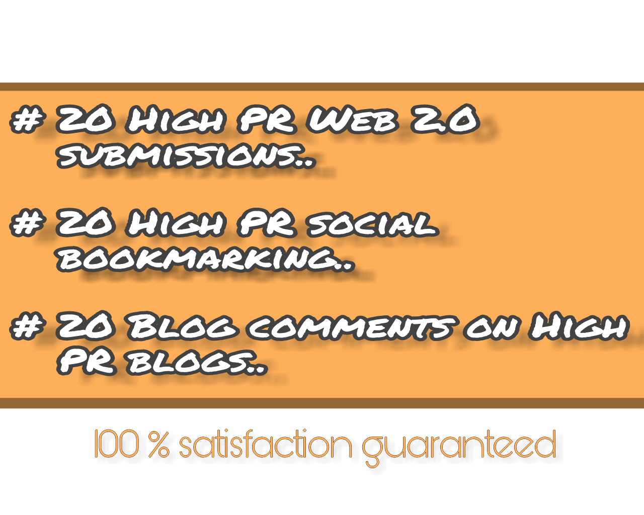 Boost Your website ranking to the top page of google with 60 PR6+ manually submitted Backlinks