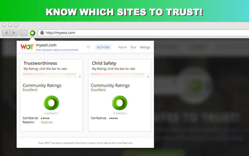 Raise the reputation of your site in the web of trust (wot) / mywot