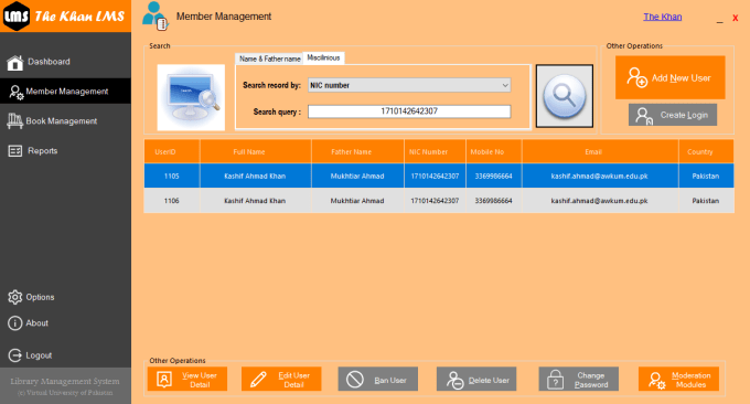 Library Management System