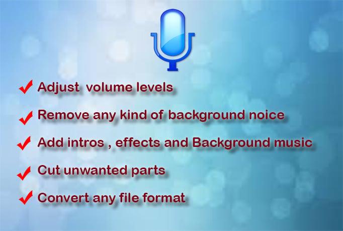 edit and clean your podcast or voiceover