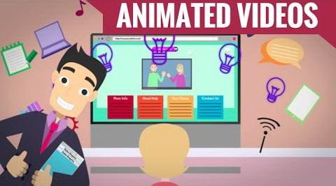 I will create informative video with animated characters
