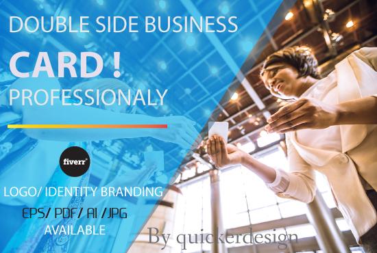 Make a businesscard for your business in 24 hours