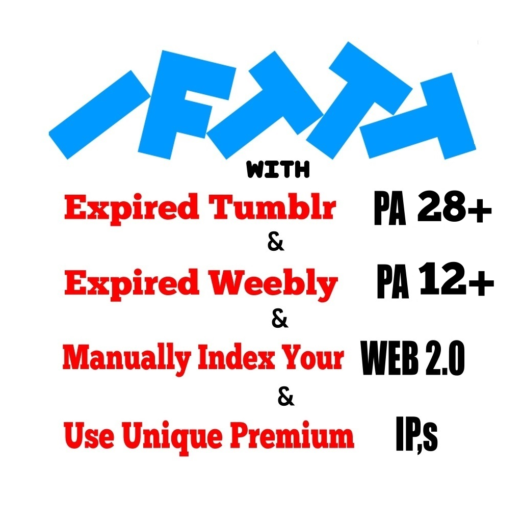 Create IFTTT Network For Your Website Or Blog with Expired Weebly and Expired Tumblr