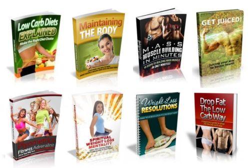 100  Weight Loss & Fitness eBooks on PDF MRR