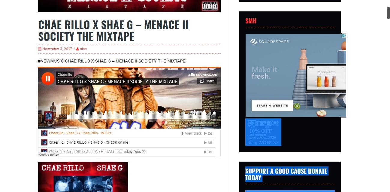 Post  your music  single or mixtapes on my hiphop blog