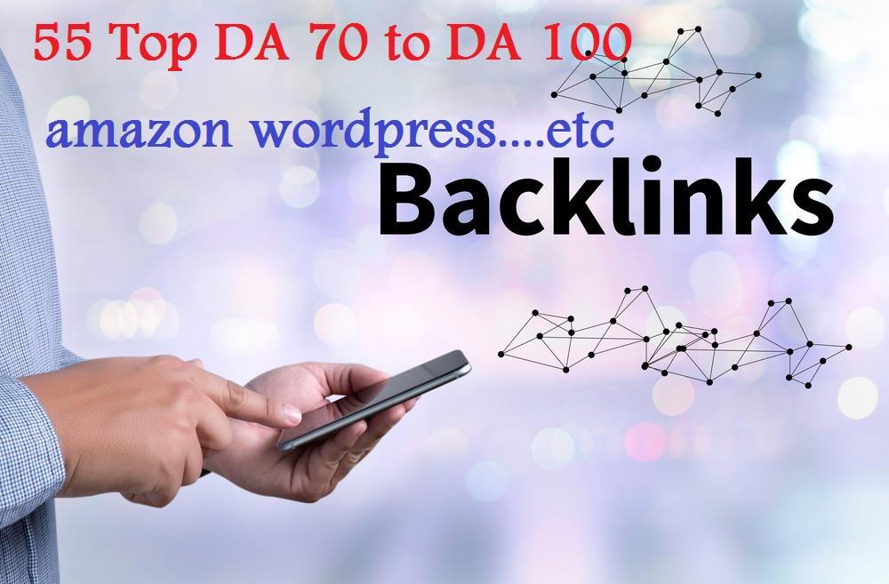 Boost your ranking on Google 55 TOP DA (Domain Authority) sites DA 70 to DA 100