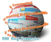Get 800 comments with backlinks to your website.
