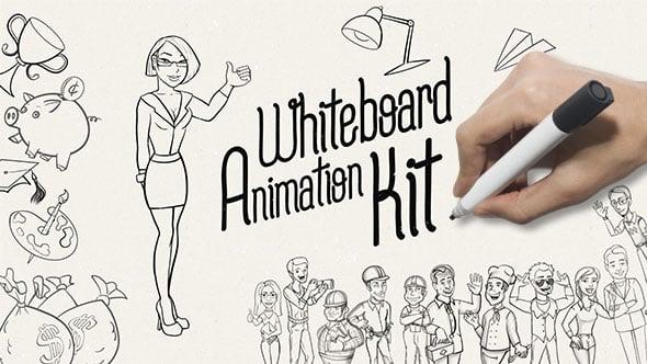 Create professional whiteboard animations 