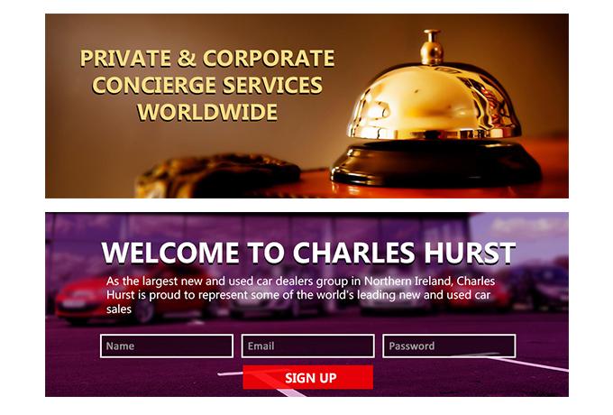 design professional website header or banners , Slider