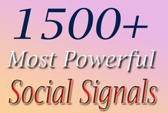 Super Fast 1500 Social Signals in 6 Hour