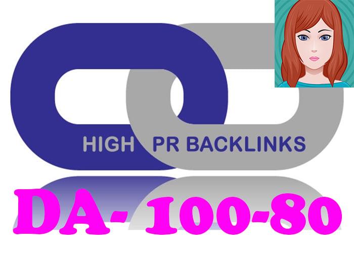 DA 80+ 50 PR9 High PR Google Page Rank SEO Backlinks