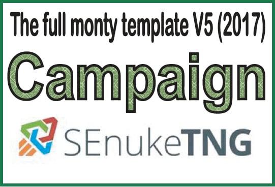 Get You  SEO Promoting Package- The full monty template V5 2018