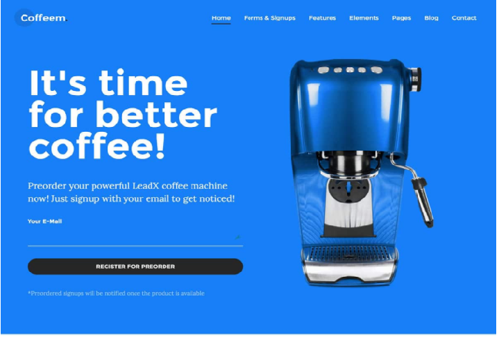 create WordPress landing page mobile friendly.