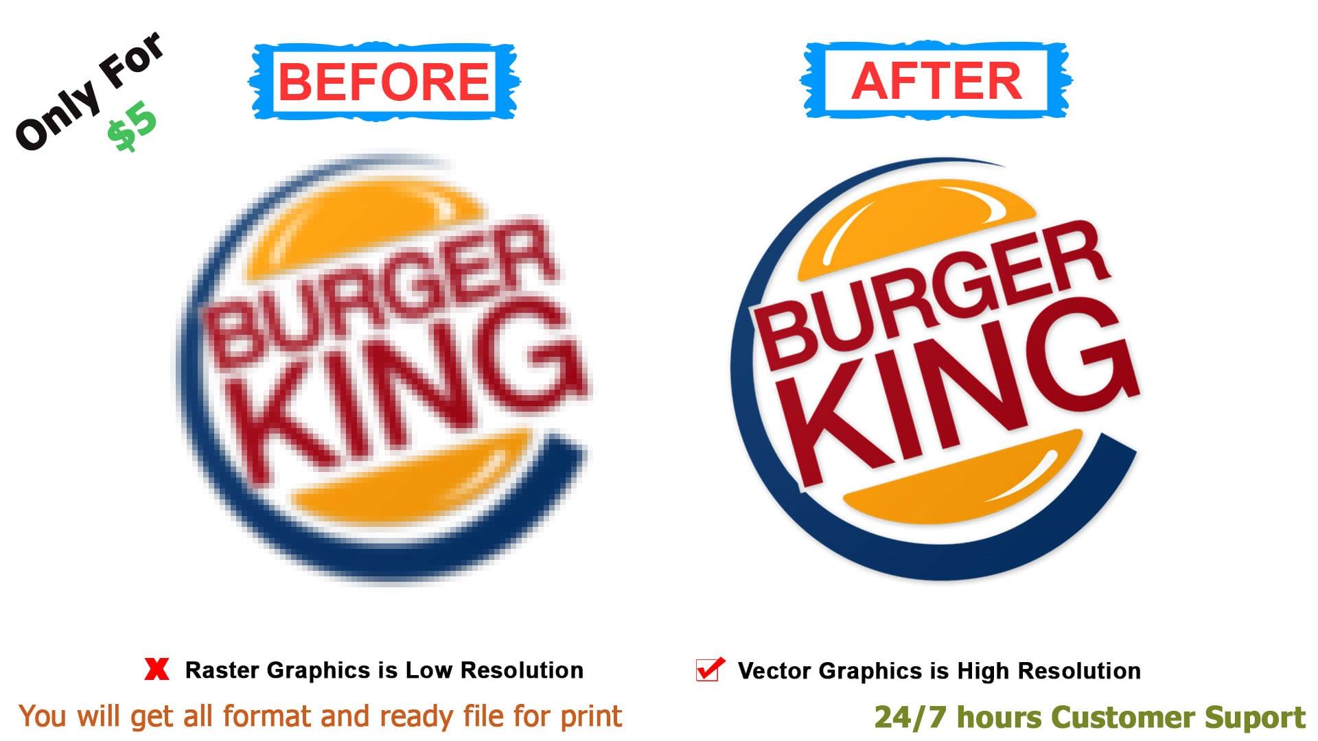 convert your logo or image to vector within 48hours