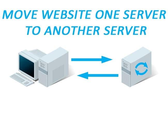 move website, transfer website new host or domain