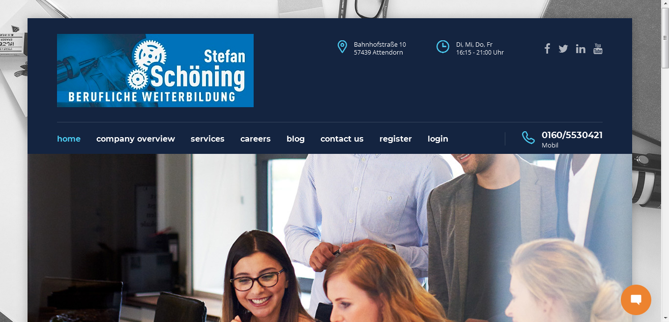 Design an amazing website homepage or landing page to suit your purpose