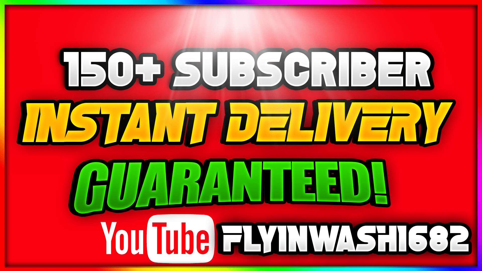 150 Instant Subscribers in 12 / 24 Hrs! ( Instant Start ) ( No Drop )